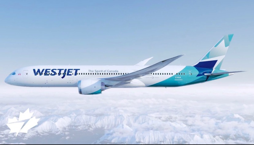 Le Boeing 787-9 de WestJet