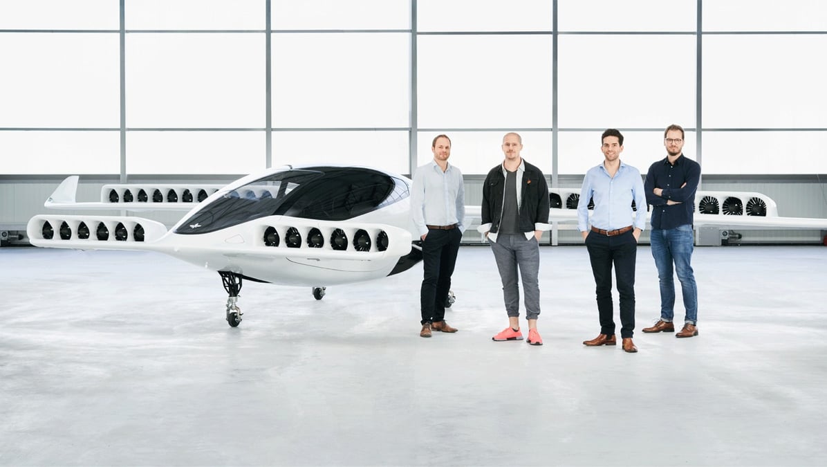 Le taxi aérien Lilium a réalisé son premier vol début mai 2019.