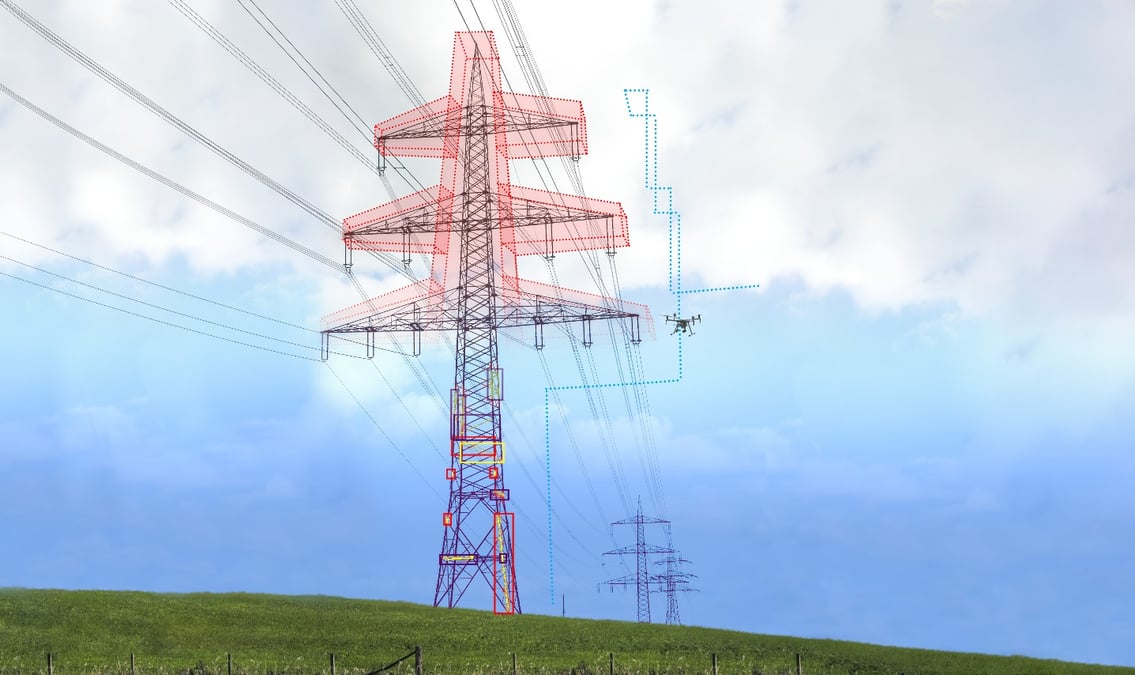 Le logiciel de Sterblue permet d'inspecter les infrastructures électriques à l'aide de drones.