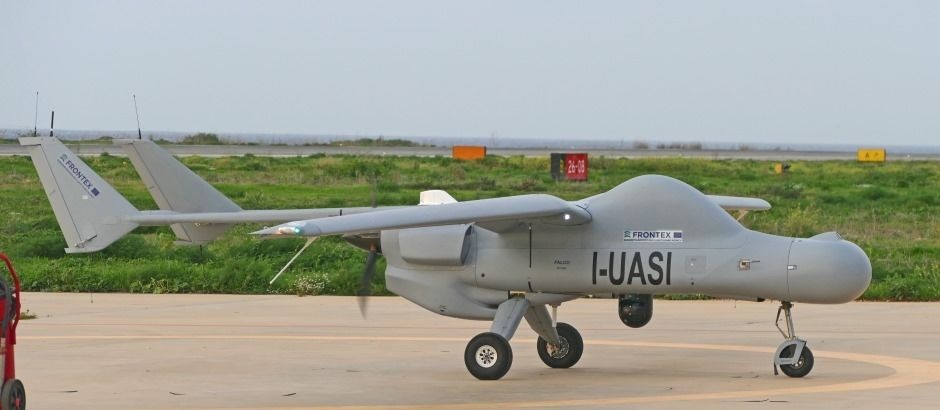 Leonardo participera aux missions de surveillance maritime de l'agence Frontex avec son drone Falco EVO.
