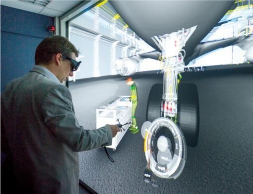 Le centre de réalité virtuelle de l'Aérocampus Aquitaine.