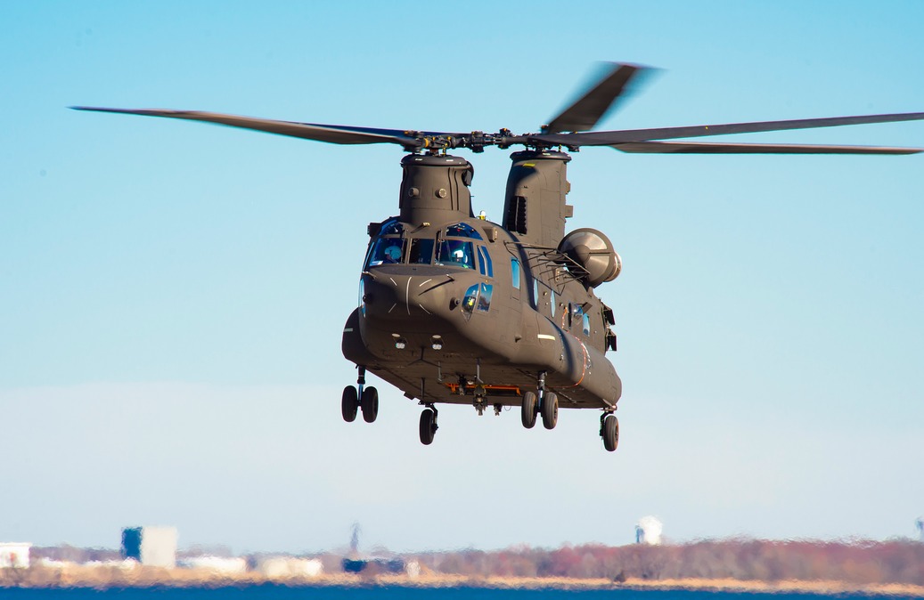 Le Chinook Block II a effectué son vol inaugural en mars 2019