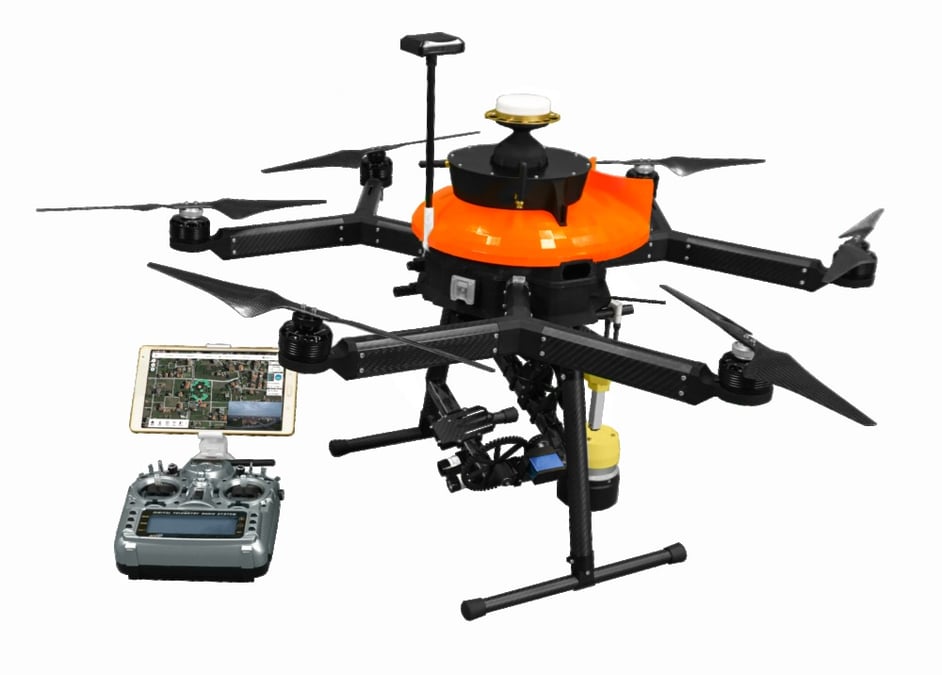 Le Dronestar-850V2 peut emporter une charge utile de 3,5 kilos.