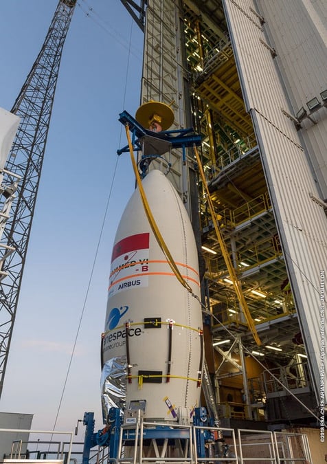 Préparatifs du lancement au CSG