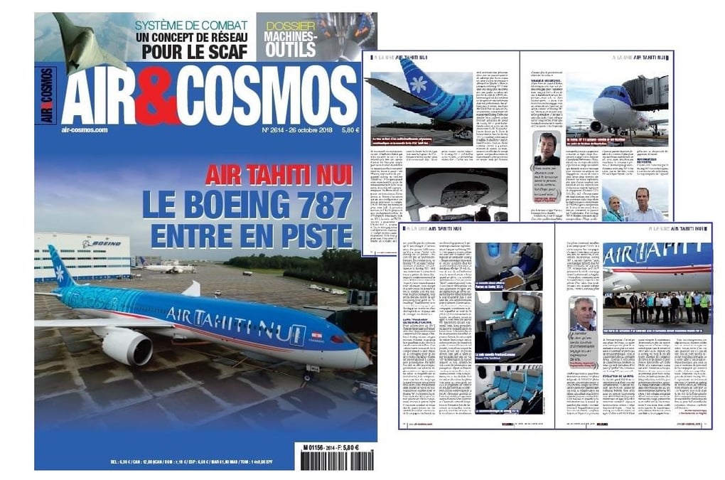 Reportage chez Air Tahiti Nui et son premier Boeing 787-9
