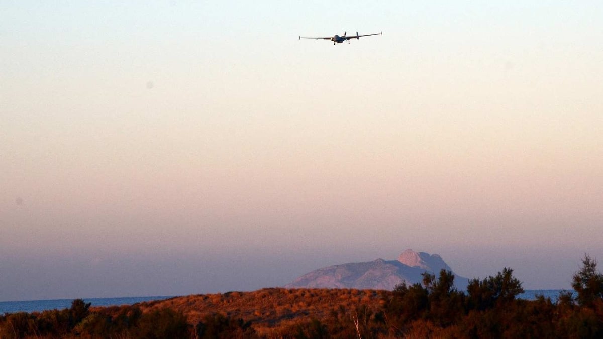 Le drone Heron a réalisé 200 heures de vol au profit de l'agence Frontex.