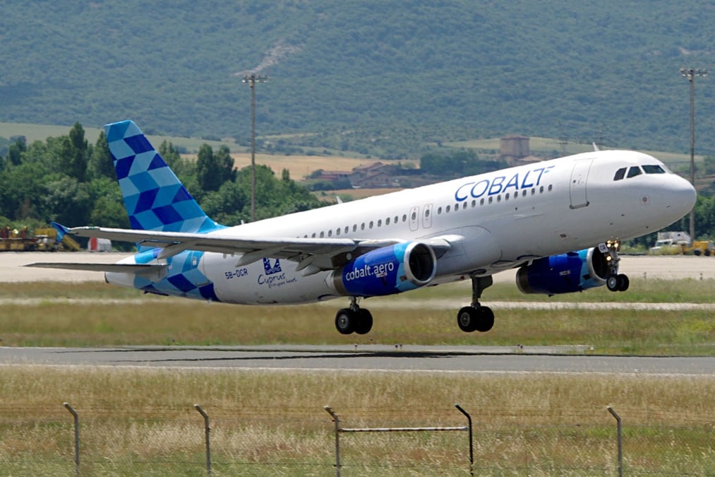 Un A320 de la compagnie Cobalt Air