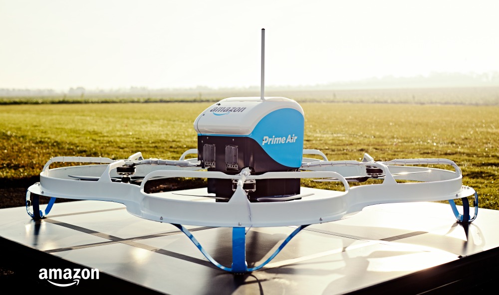 Amazon a lancé le projet Amazon Prime Air, de livraisons par drone.
