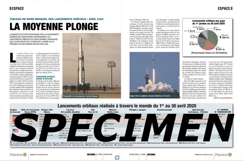Satellitier Air&Cosmos Premium du 22 mai 2020