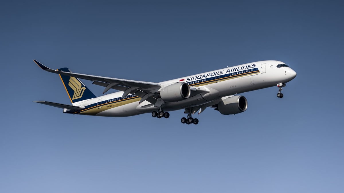 Le premier A350-900ULR de Singapore Airlines