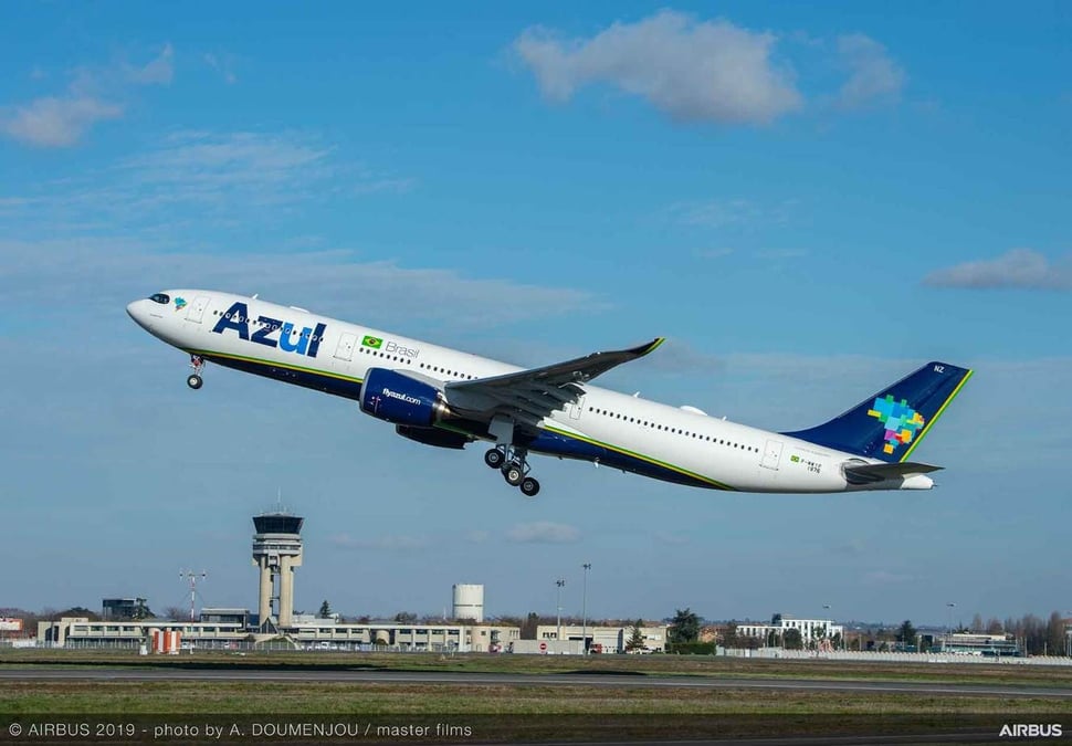 Azul a réceptionné son premier Airbus A330neo.