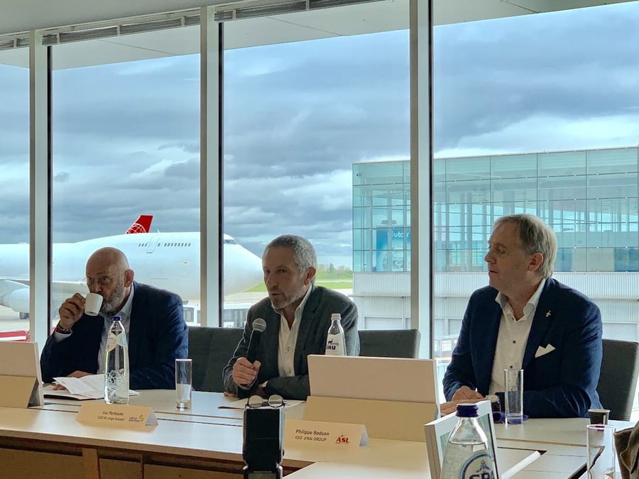 Le CEO de Liège Airport et le CEO d'ASL ont annoncé la création d'un terminal business à Liège.