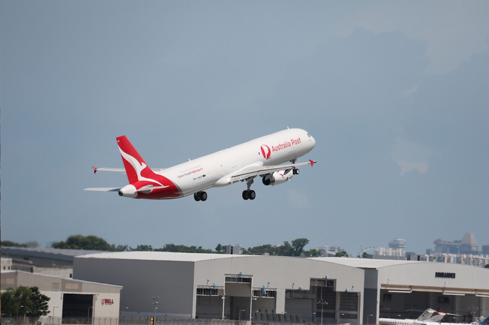 Le premier Airbus A321 converti cargo a été livré à Qantas, pour Australia Post