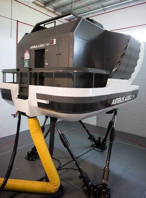 Airbus Asia Training Centre’s new A350 XWB Full-Flight Simulator.