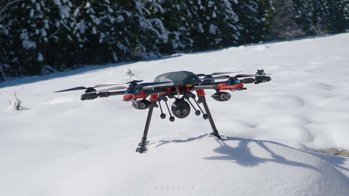 L'Ouranos Alpha a été conçu pour le secours en montagne.