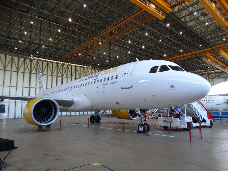 Le premier A320neo de Vueling