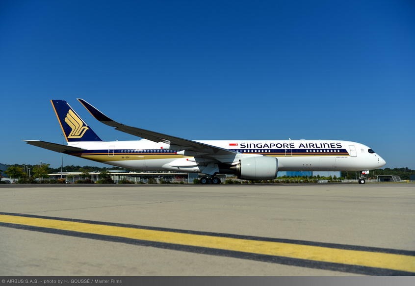 Premier Airbus A350-900 ULR pour Singapore Airlines.