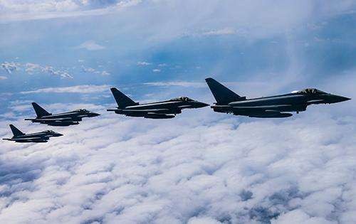 RAF Typhoons.