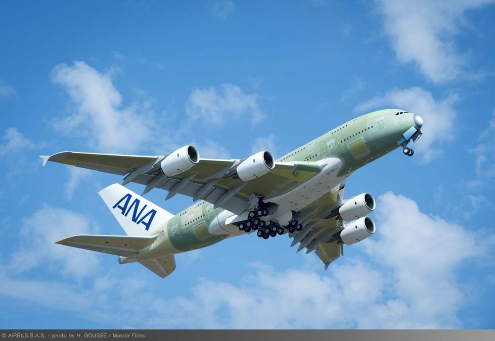 First A380 for All Nippon Airways.