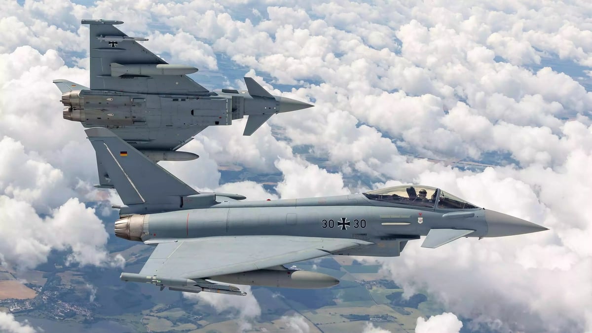 Les Eurofighters de la Luftwaffe effectueront des vols d'entraînement