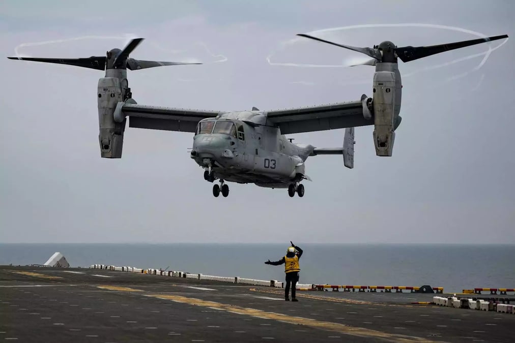 Osprey taking off