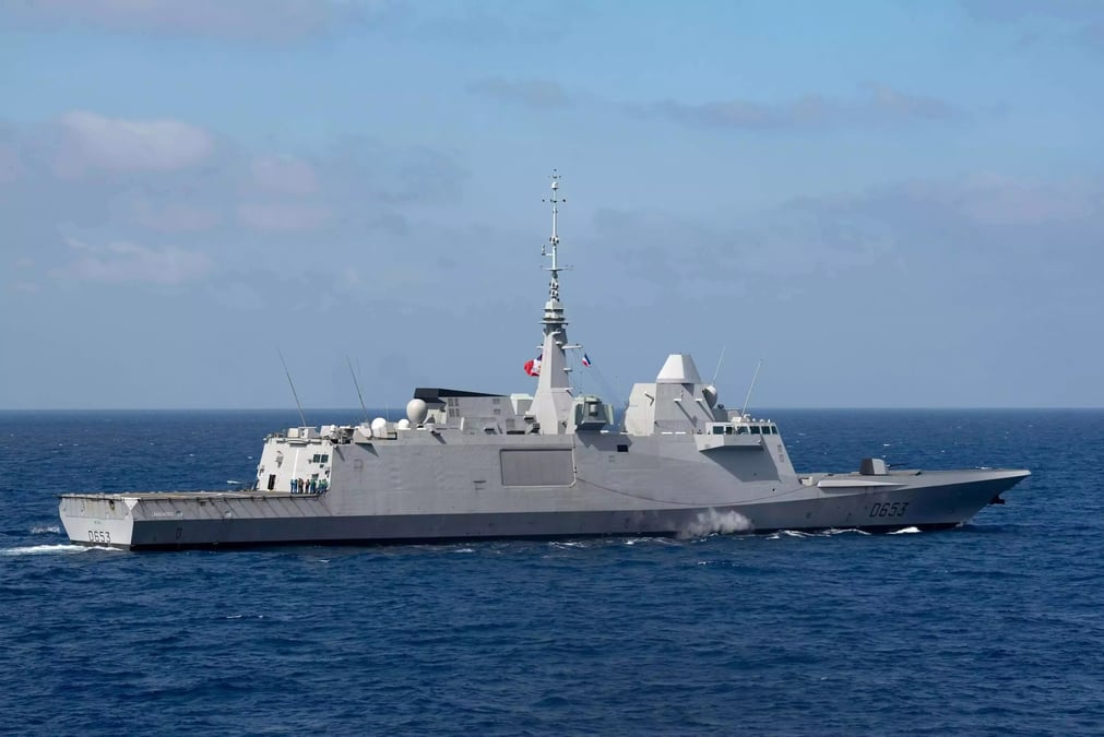 Frégate Languedoc (D653, classe Aquitaine/FREMM ASM) de la Marine nationale.