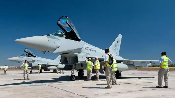 L'Arabie saoudite s'est équipée de 72 Eurofighter entre 2008 et 2017.