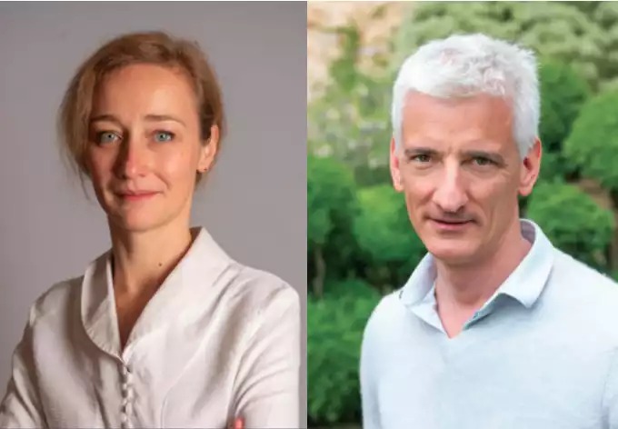 Charlotte de Lorgeril et Cédric de Saint-Jouan, porte-paroles de l'Office français des e-fuels.