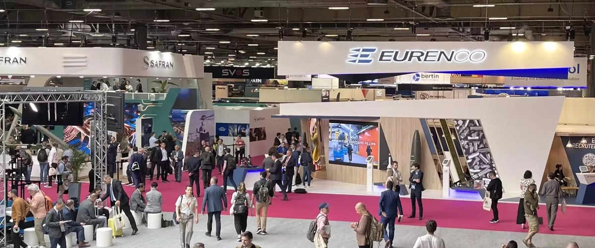 Hall 6 de l’Eurosatory 2024.