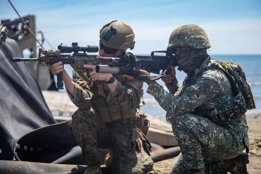 Les États-Unis a mené plusieurs exercices avec les Philippines, avec une volonté de dissuasion.