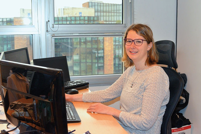 Marie Dieppedalle a été recrutée dans la foulée de son stage de six mois chez Spring Technologies.