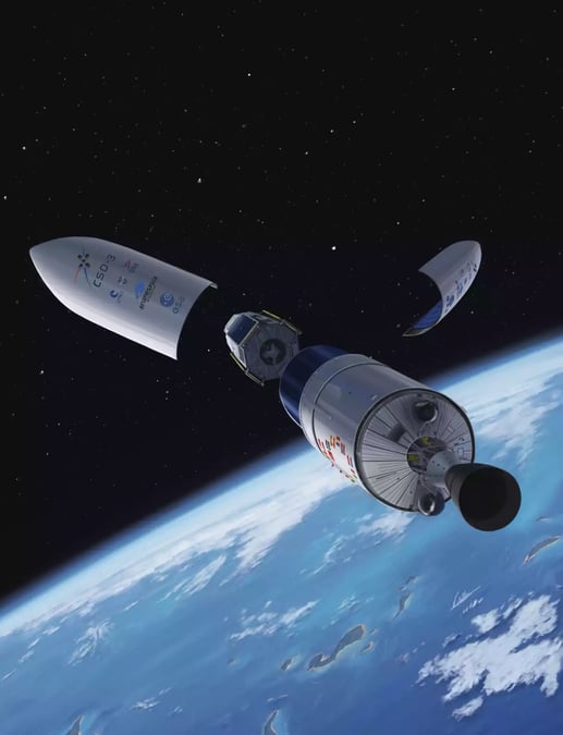 Le satellite militaire français CSO3 sera le prochain passager du nouveau lanceur lourd européen Ariane 6.