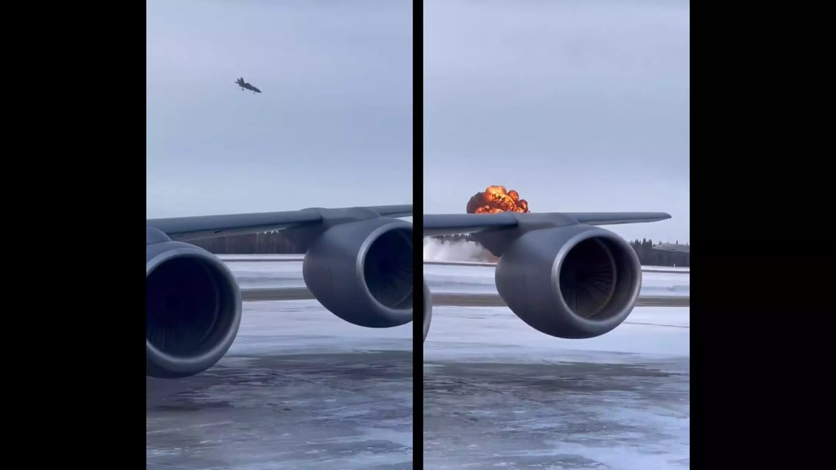 Crash d'un F-35A Lightning II de l'USAF en Alaska (28 janvier 2025).