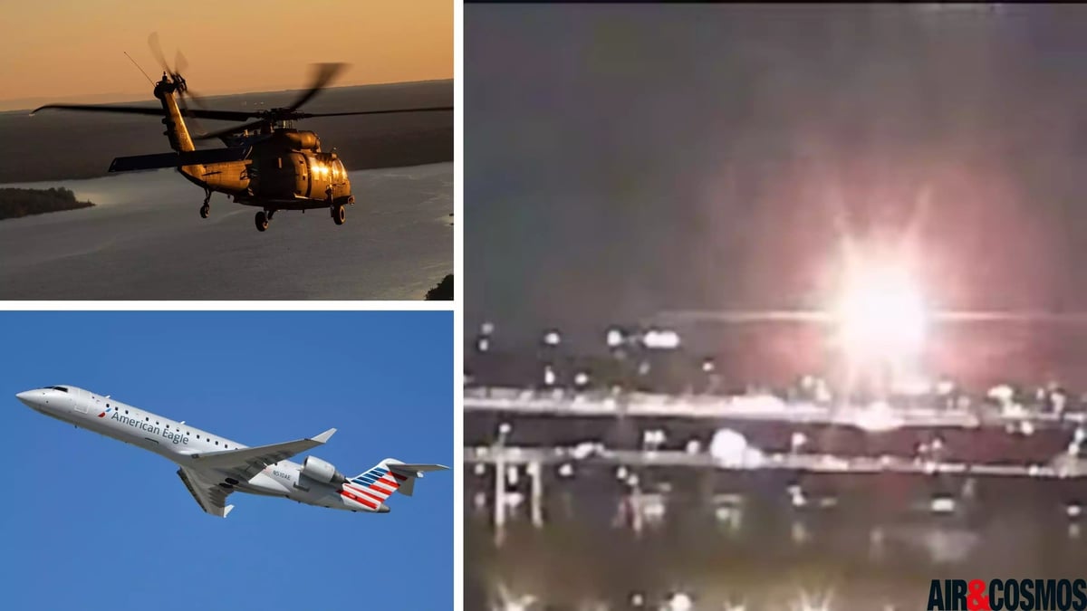 Collision en vol à Washington D.C. entre un UH-60L Black Hawk et CRJ-700 (29 janvier 2025).