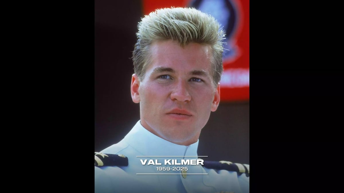 Décès de Val Kilmer, connu pour son rôle d'Iceman dans les films Top Gun et Top Gun: Maverick (1er avril 2025).