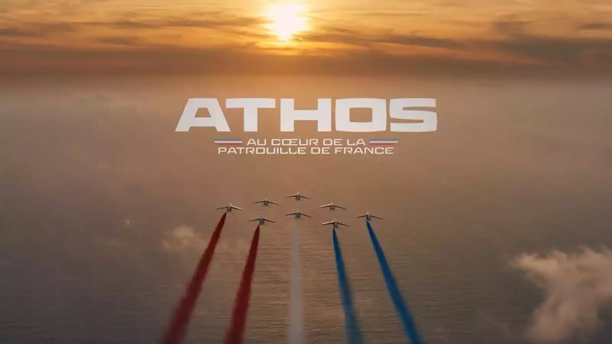 Premières images du film Athos - Au coeur de la Patrouille de France.