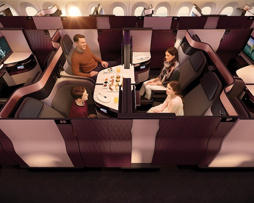 La nouvelle classe affaires QSuite de Qatar Airways