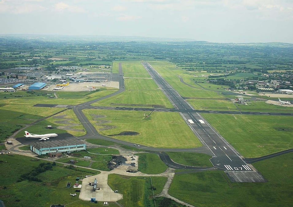 Belfast International Airport.