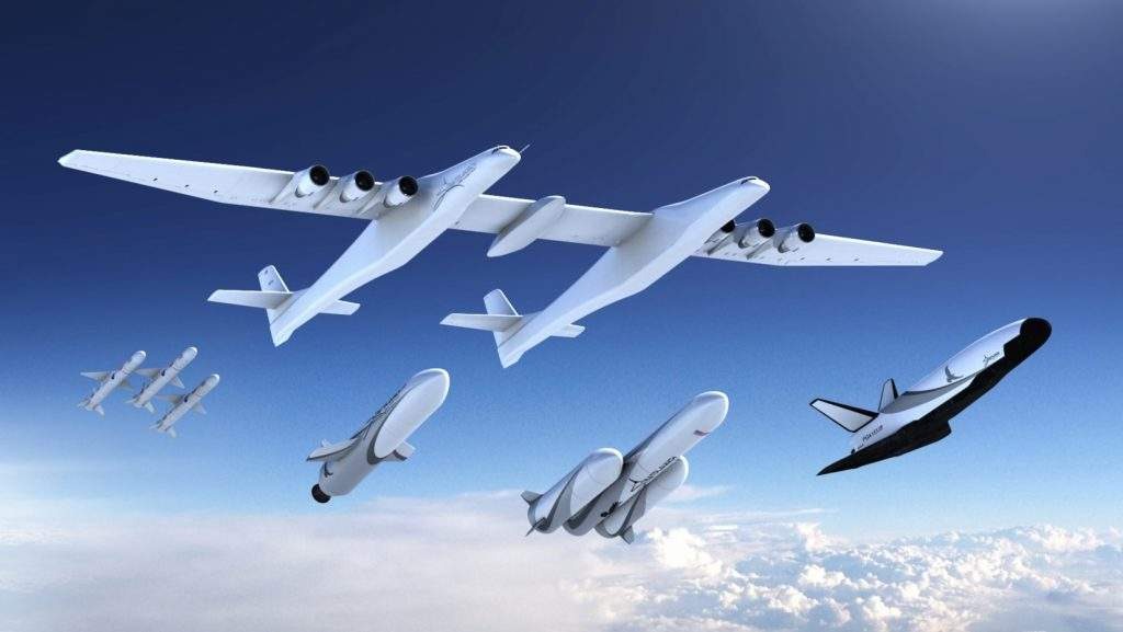 Carrier aircraft and launch vehicles.