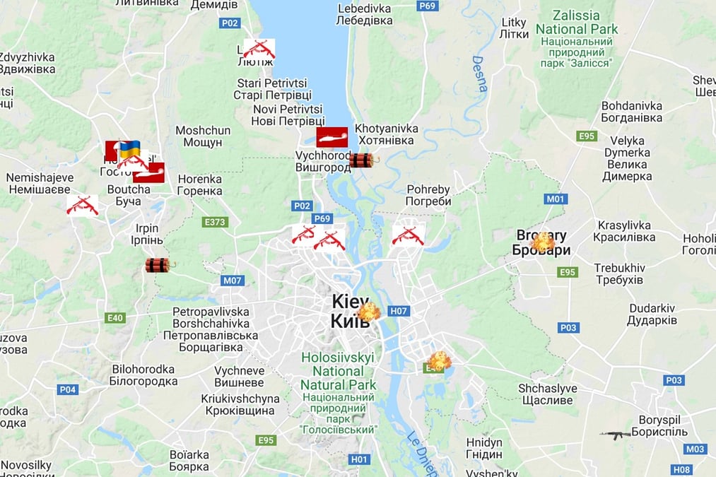 2022-02-25 16_25_02-Conflit en Ukraine par Air&Cosmos – Google My Maps