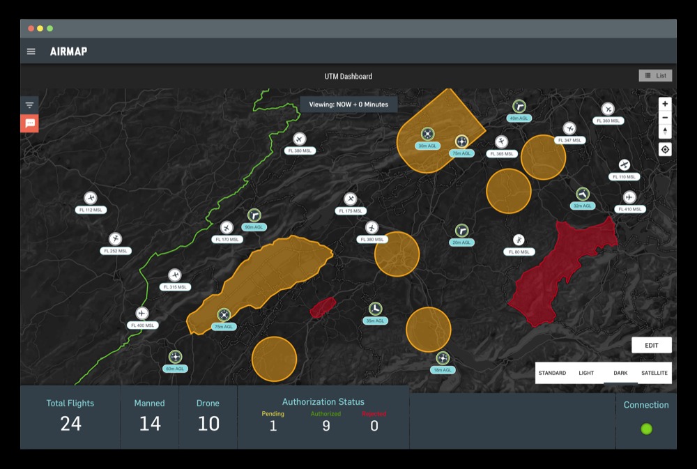 Le système d'AirMap sera installé autour de l'aéroport de Prague.