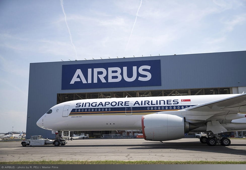 Airbus dévoile le premier A350 XWB ULR.