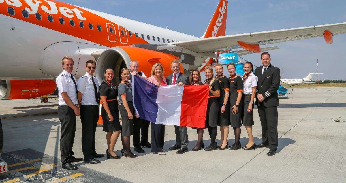 easyJet a inauguré sa nouvelle ligne pour Bordeaux.