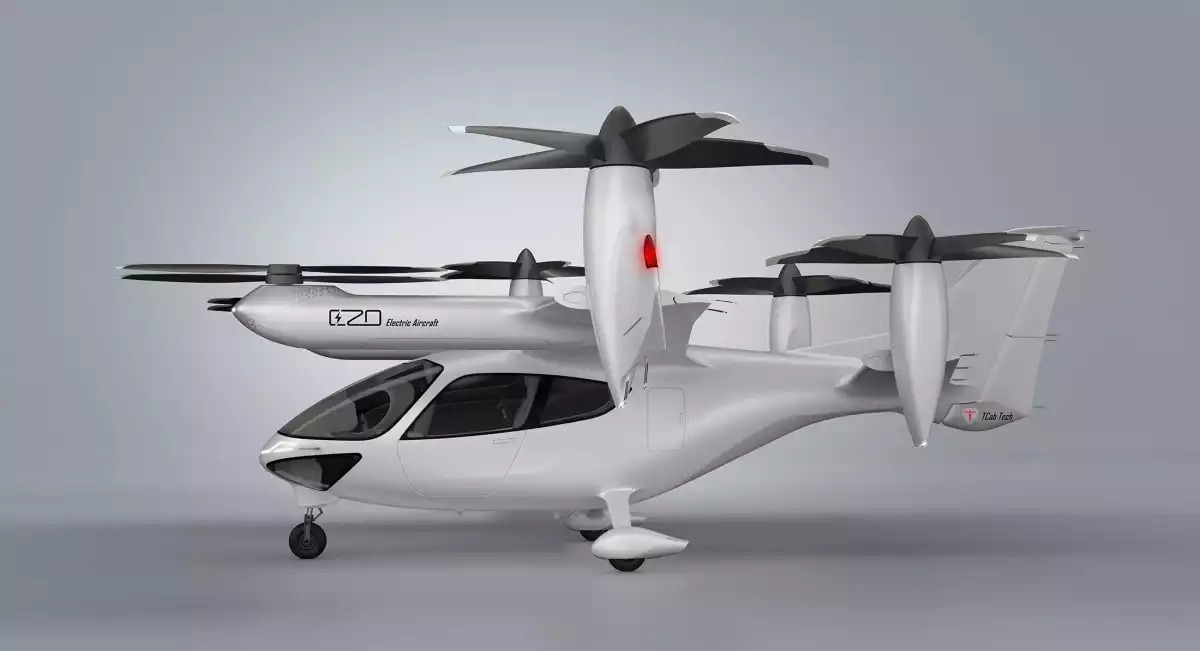 TCab Tech E20 eVTOL aircraft - Copyright TCab Tech