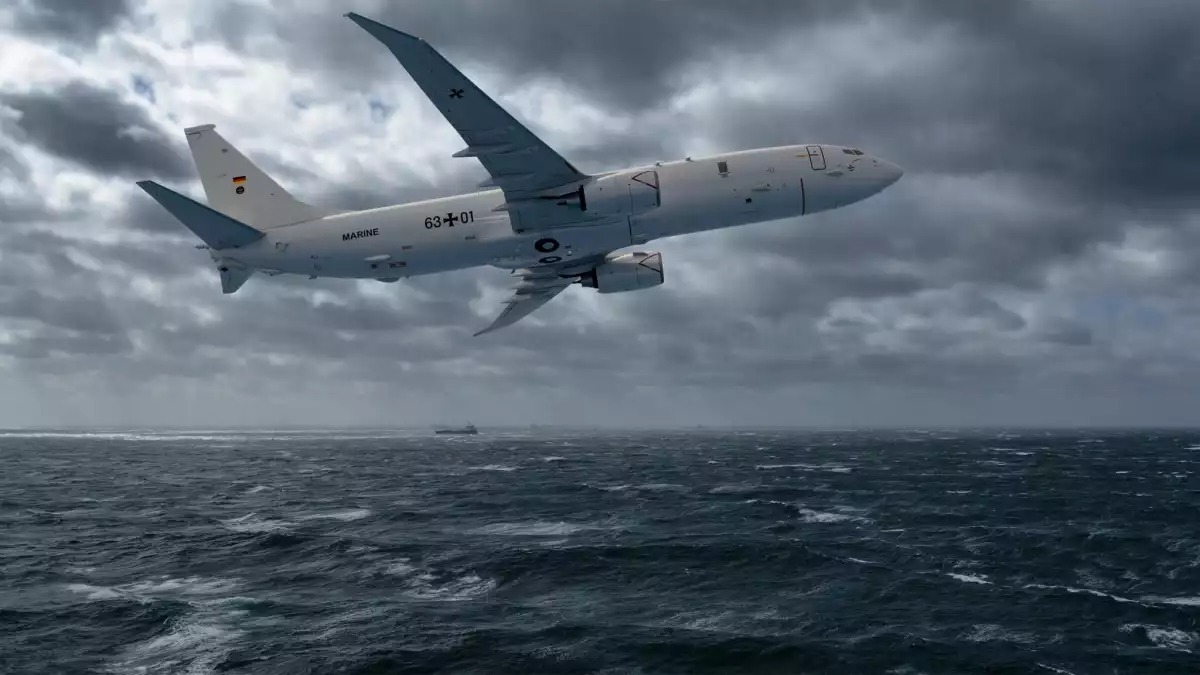 Rendu d'un P-8A Poseidon allemand.