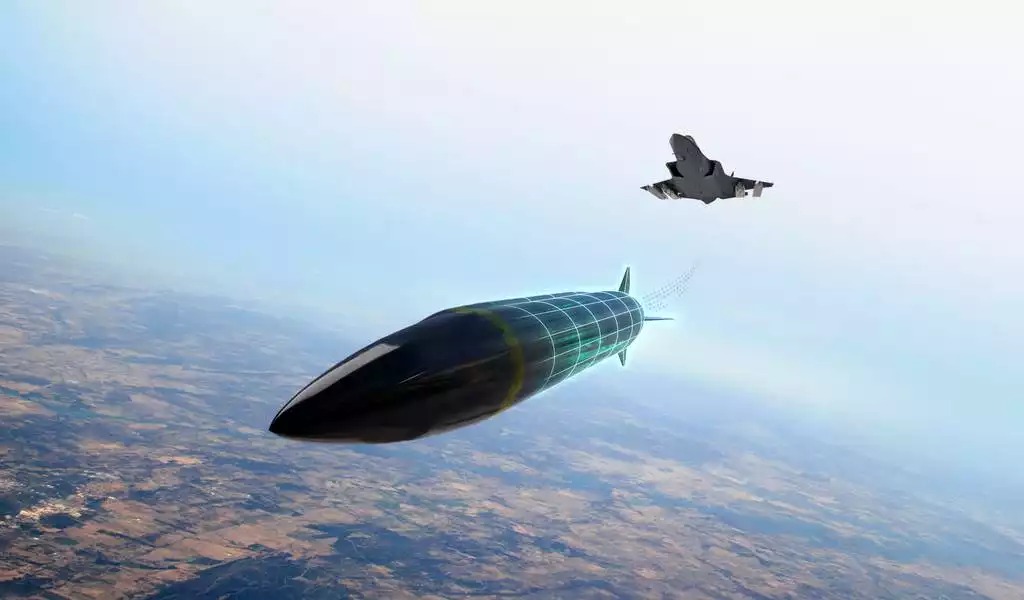 Rendu du SiAW tiré depuis un F-35.