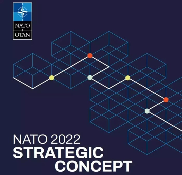 Page de garde du nouveau Concept Stratégique 2022 de l'OTAN.