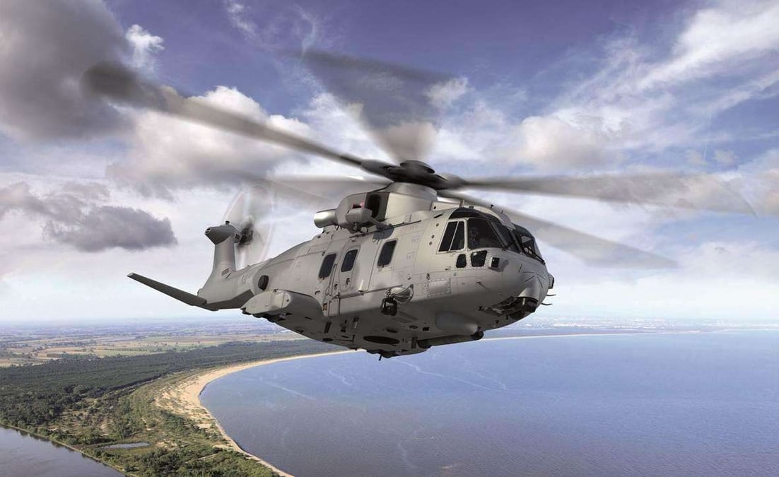 La Pologne a commandé quatre hélicoptères AW101.