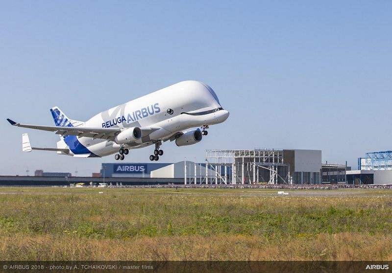 BelugaXL first flight.
