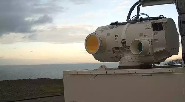 Dragonfire-laser-on-trials-range
